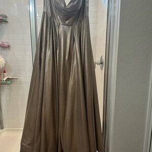 Elegant Metallic Gown